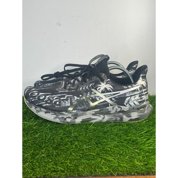 ASICS Noosa Tri 14 Running Shoes Men’s Size 10.5 Black White Tropical Print Flyt main image 6